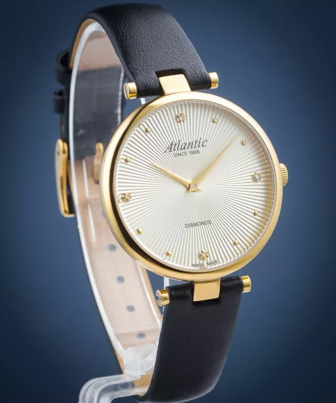 Zegarek damski Atlantic Royal Diamonds Diamond 29044.45.37