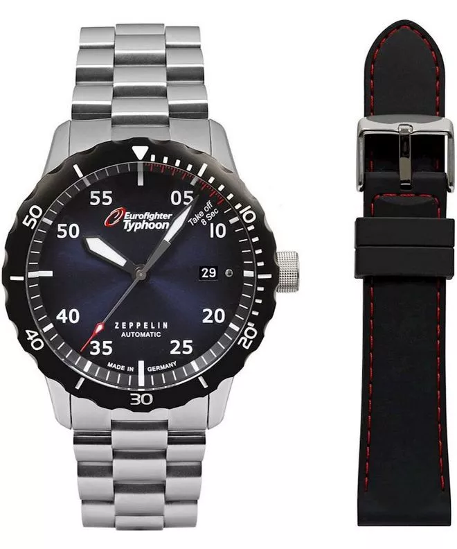 Zegarek męski Zeppelin Eurofighter SET Automatic Outlet 7268M-3-SET-WYP230267