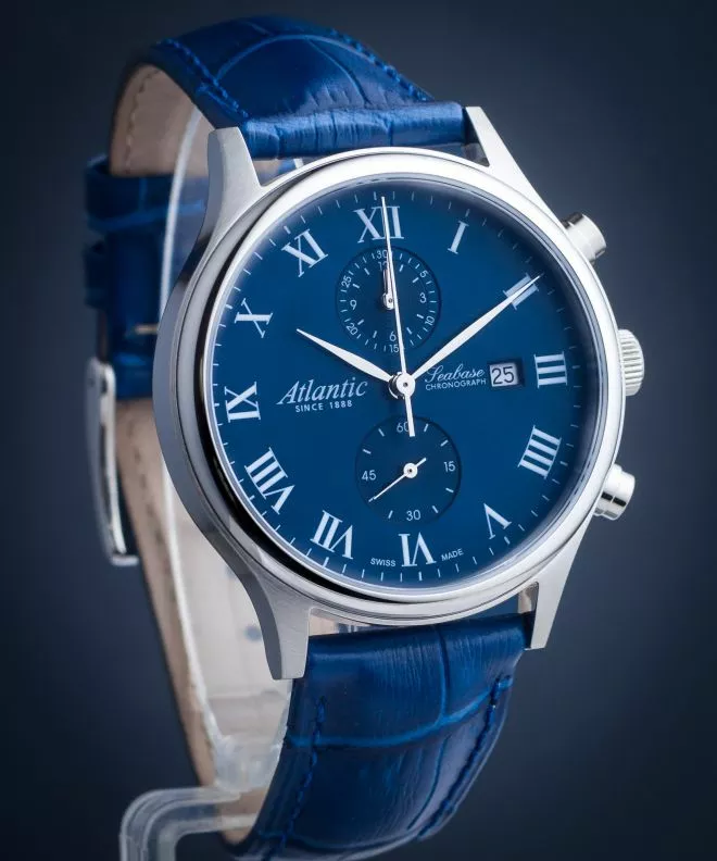 Zegarek męski Atlantic Seabase Chronograph 64452.41.58