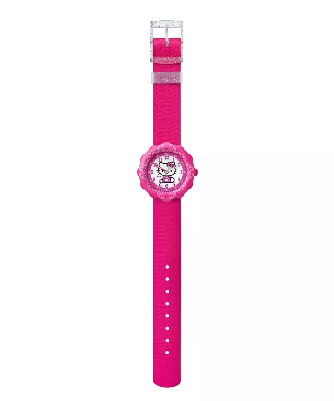 Zegarek Flik Flak Hello Kitty Pink Watch And Purse FLS016