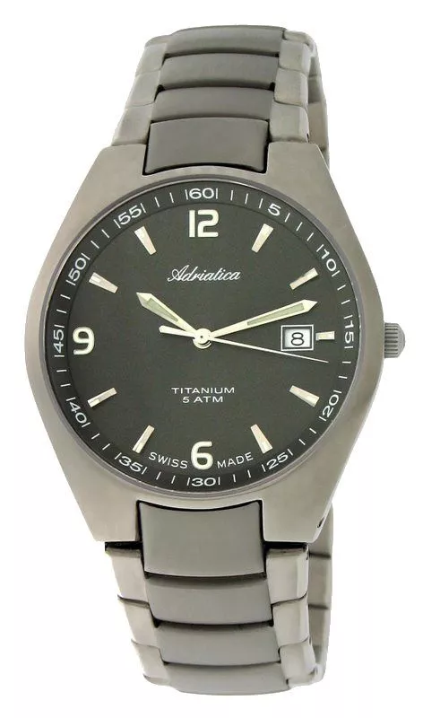 Zegarek męski Adriatica Titanium A1069.4154Q
