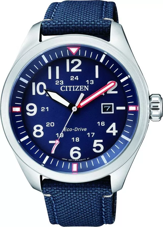 Zegarek męski Citizen Military Eco-Drive AW5000-16L