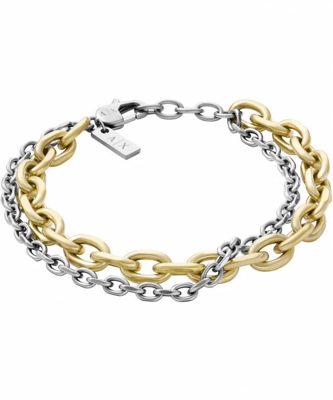 Bransoletka Armani Exchange Double Chain AXG0162710