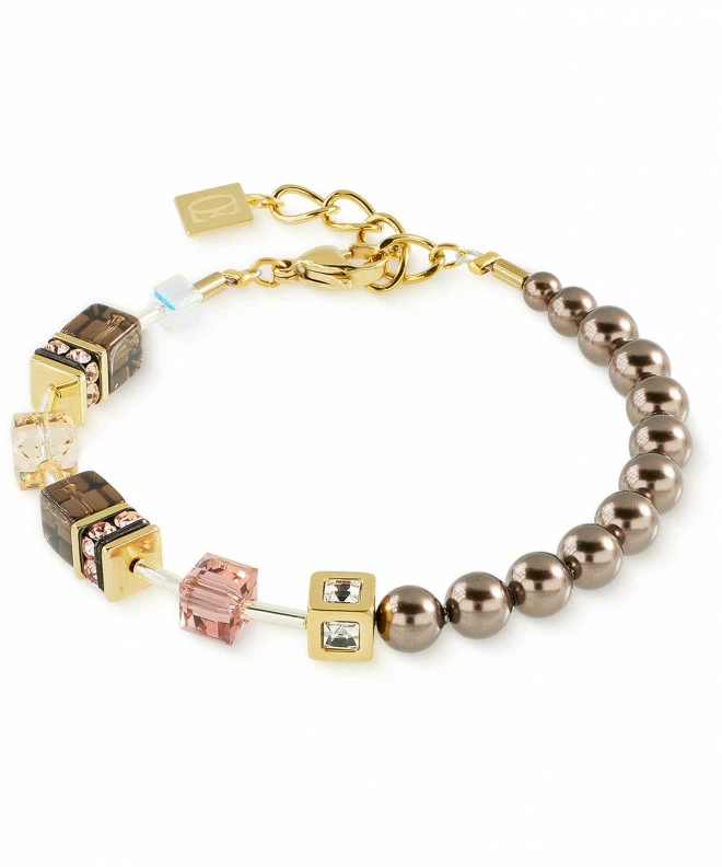 Bransoletka Coeur de Lion Iconic Evolution Precious Mocha Mousse 5086/30-1100