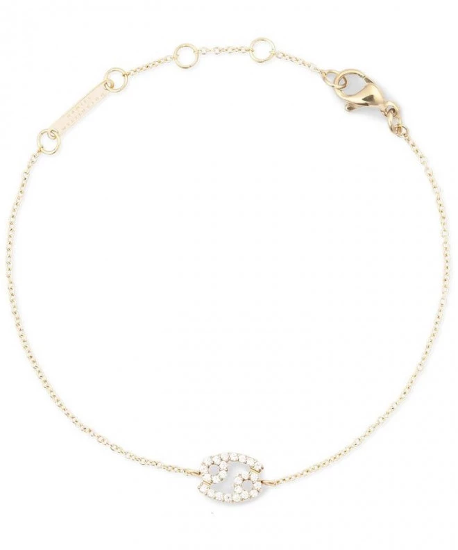 Bransoletka Daniel Wellington Crystal Zodiac Chain Gold Cancer DW00400910