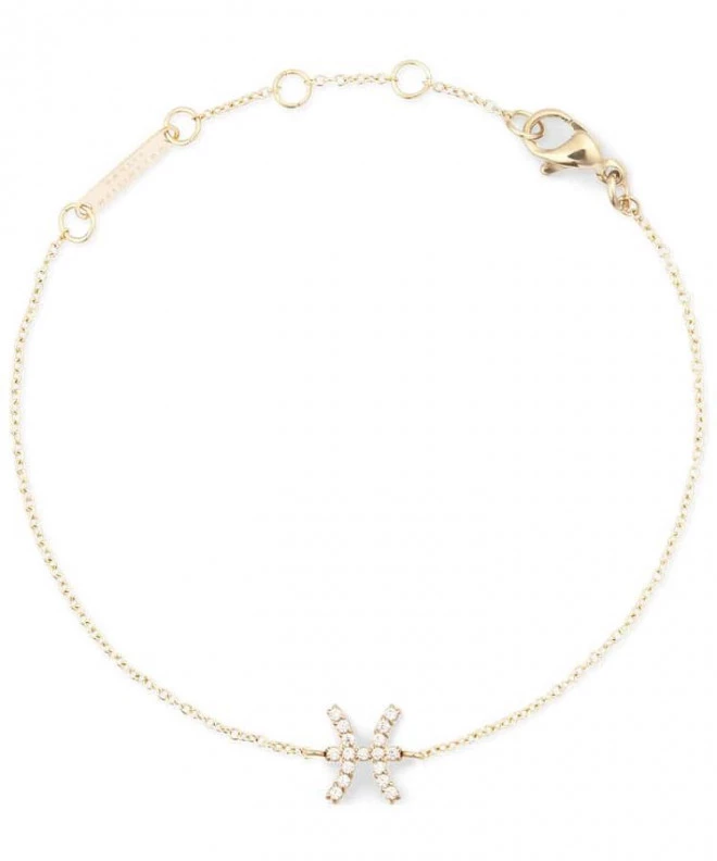 Bransoletka Daniel Wellington Crystal Zodiac Chain Gold Pisces DW00400918