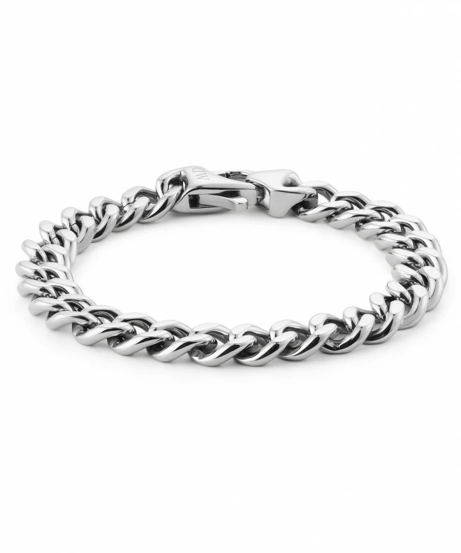 Bransoletka Daniel Wellington Ellipse Cuban Chain Silver M DW00401660