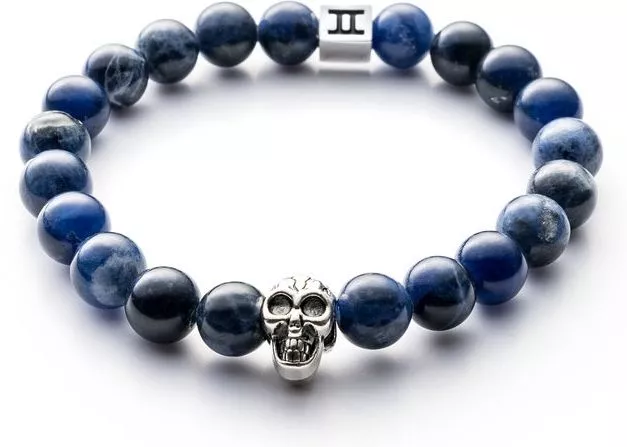 Bransoletka Gemini Basic Skull Blue M C2M