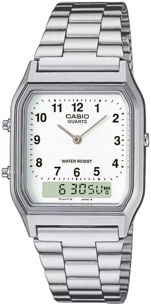 Zegarek męski Casio VINTAGE Midi biały AQ-230A-7BMQYES