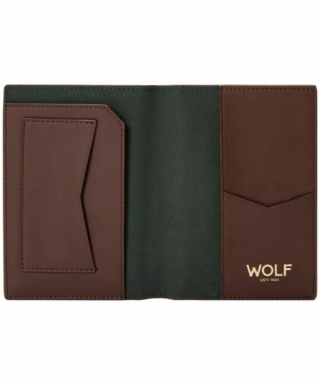 Etui na paszport Wolf Signature Brown 776633