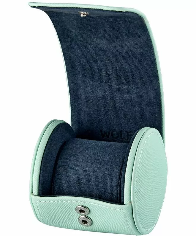 Etui podróżne Wolf Seltzer Single Watch Roll Travel Mint Teal na 1 zegarek 680161