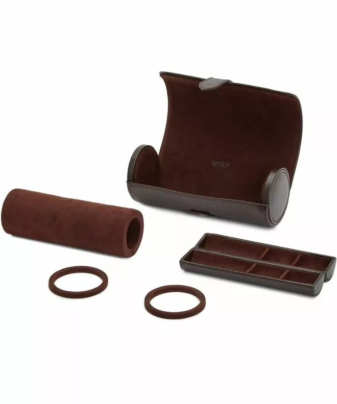 Etui Wolf Blake Brown na 3 zegarki 305006
