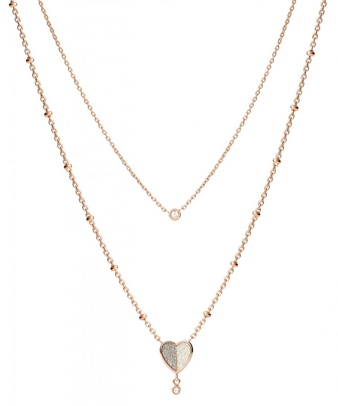 Naszyjnik Fossil Flutter Hearts JF03648791