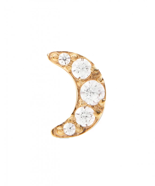 Kolczyk Daniel Wellington Crystal Moon Stud Gold DW00400865