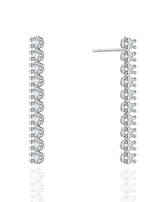 Kolczyki Bonore ze Złota próby 585 z diamentem 0,8 ct 173493