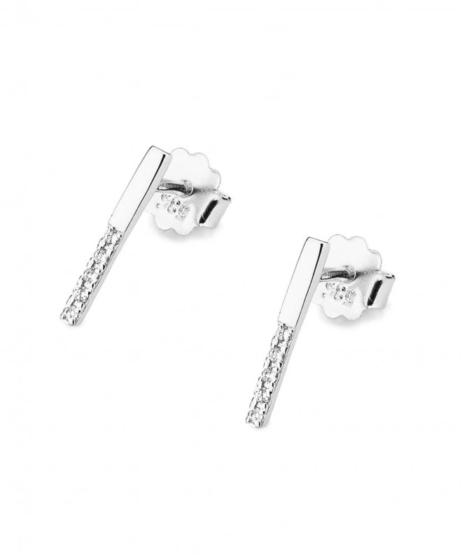 Kolczyki Bonore ze Złota próby 585 z diamentem 0,05 ct 173487