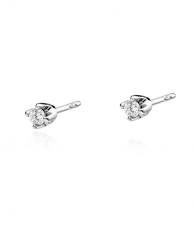 Kolczyki Bonore ze Złota próby 585 z diamentem 0,2 ct 173064