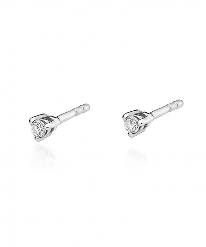 Kolczyki Bonore ze Złota próby 585 z diamentem 0,08 ct 173065