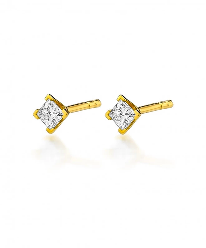 Kolczyki Bonore ze Złota próby 585 z diamentem 0,3 ct 173131