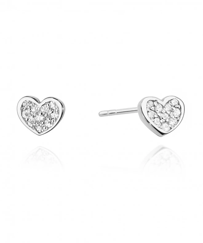Kolczyki Bonore ze Złota próby 585 z diamentem 0,17 ct 173324
