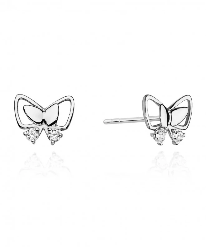 Kolczyki Bonore ze Złota próby 585 z diamentem 0,08 ct 173357