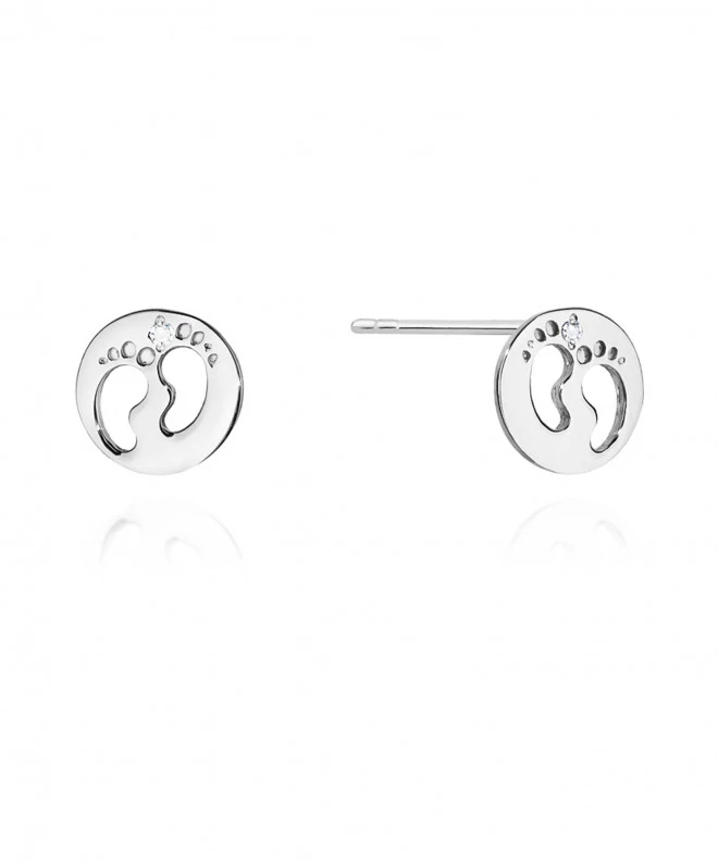 Kolczyki Bonore ze Złota próby 585 z diamentem 0,01 ct 173369