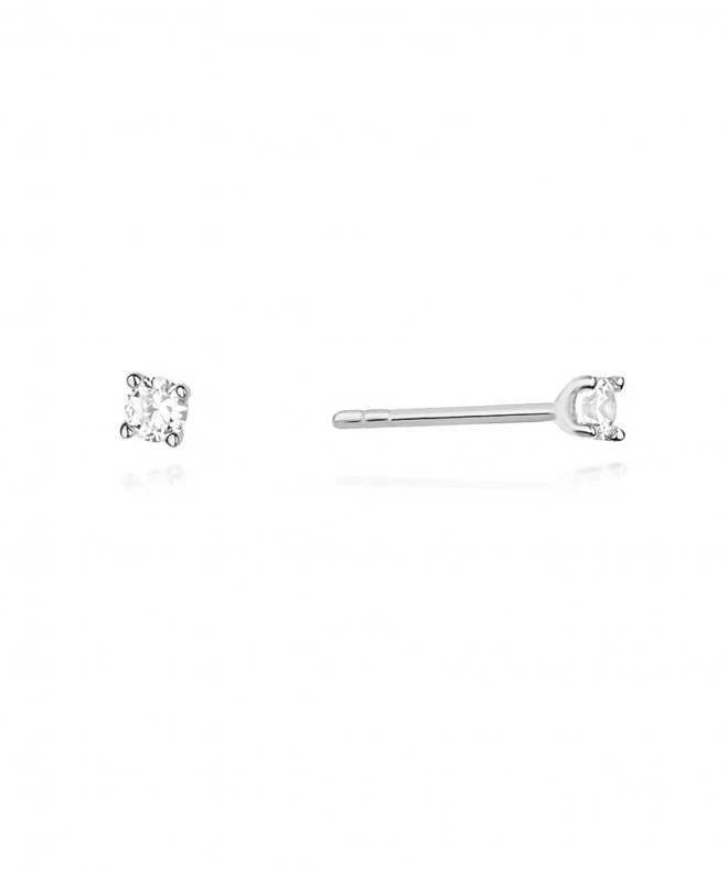 Kolczyki Bonore ze Złota próby 585 z diamentem 0,08 ct 173362