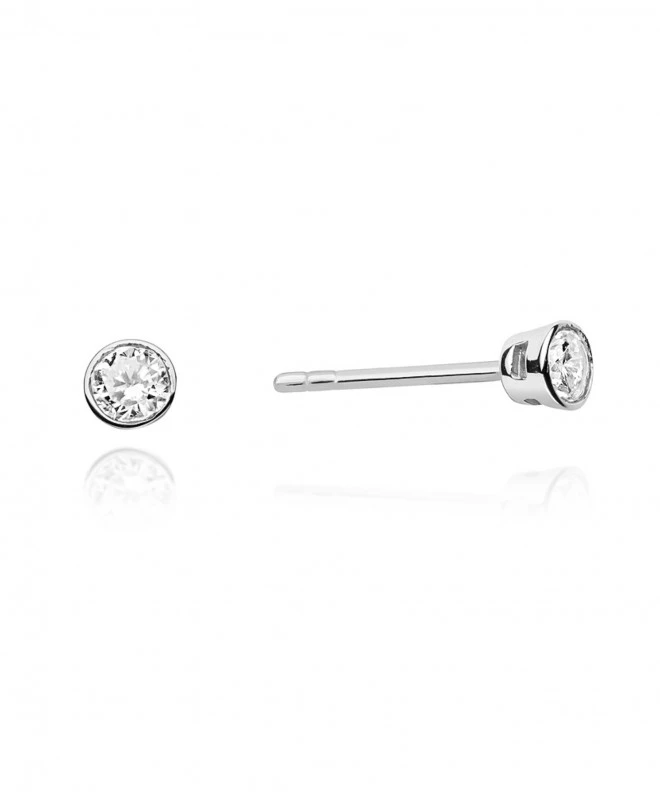 Kolczyki Bonore ze Złota próby 585 z diamentem 0,2 ct 173365