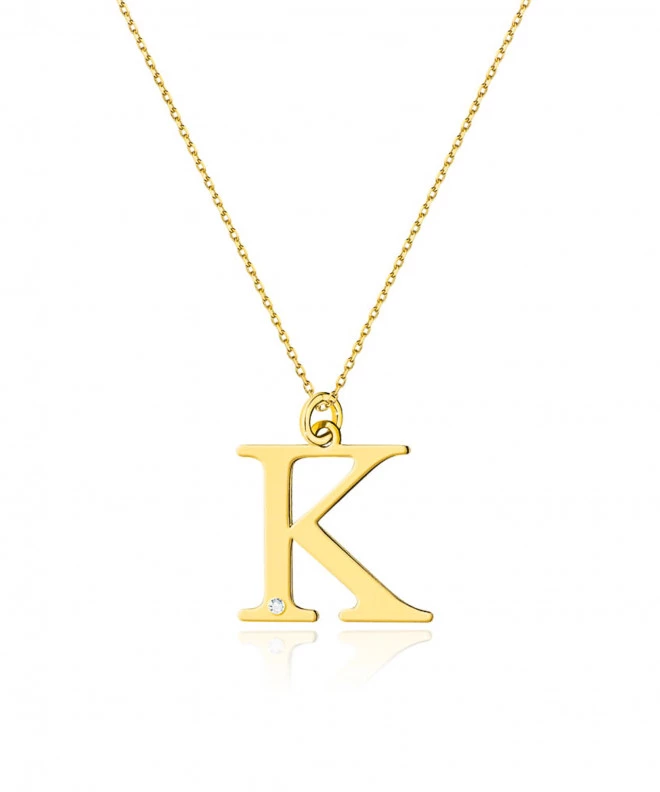 Łańcuszek Bonore 42 - 45 cm ze Złota próby 585 z diamentem 0,005 ct 173498