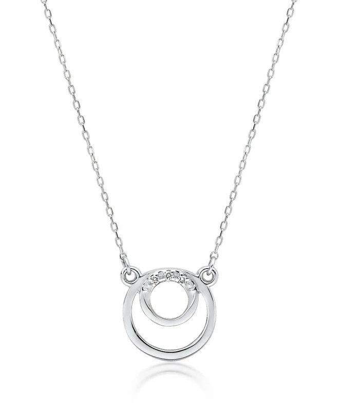 Łańcuszek Bonore 42 - 45 cm ze Złota próby 585 z diamentem 0,015 ct 173516