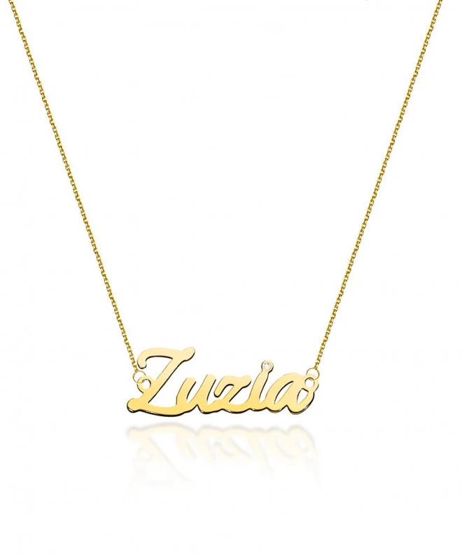 Łańcuszek Bonore 42 - 45 cm ze Złota próby 585 z diamentem 0,005 ct 173630