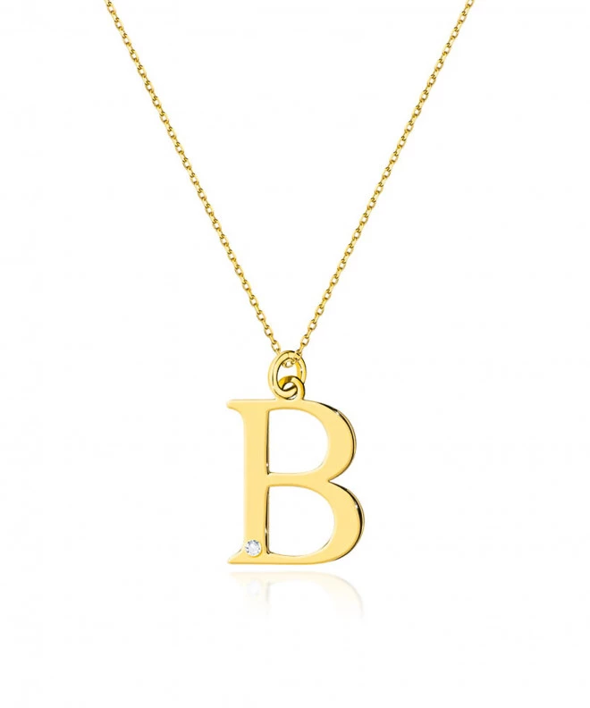 Łańcuszek Bonore 42 - 45 cm ze Złota próby 585 z diamentem 0,005 ct 173647