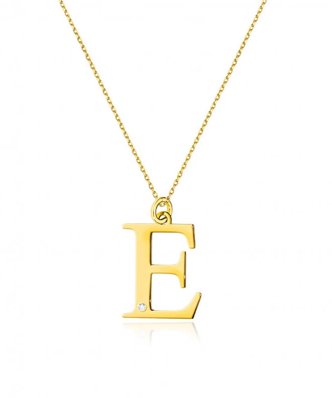 Łańcuszek Bonore 42 - 45 cm ze Złota próby 585 z diamentem 0,005 ct 173654