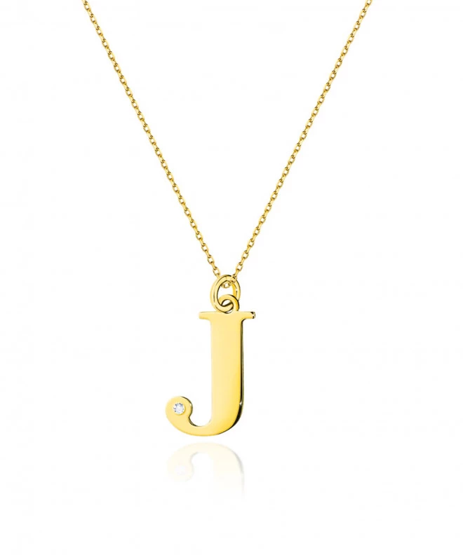 Łańcuszek Bonore 42 - 45 cm ze Złota próby 585 z diamentem 0,005 ct 173658