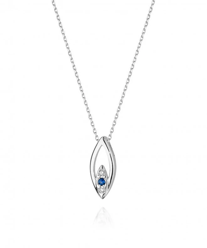 Łańcuszek Bonore 42 - 45 cm ze Złota próby 585 z szafirem 0,05 ct 173451