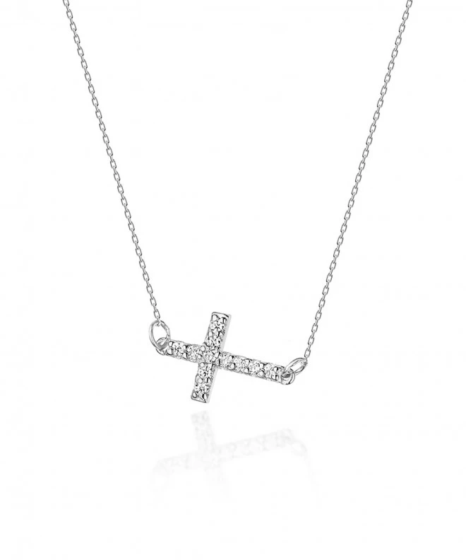 Łańcuszek Bonore 42 - 45 cm ze Złota próby 585 z diamentem 0,06 ct 173232