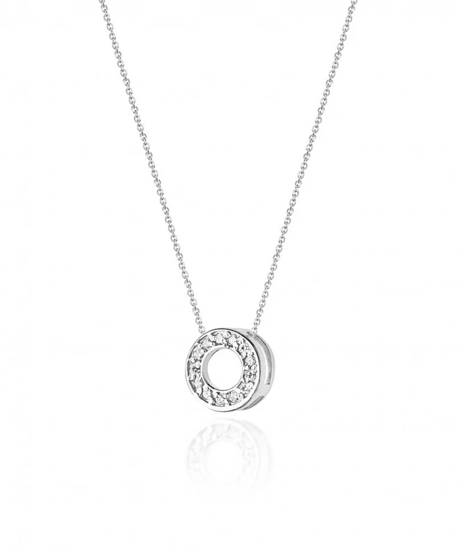 Łańcuszek Bonore 42 - 45 cm ze Złota próby 585 z diamentem 0,06 ct 173274