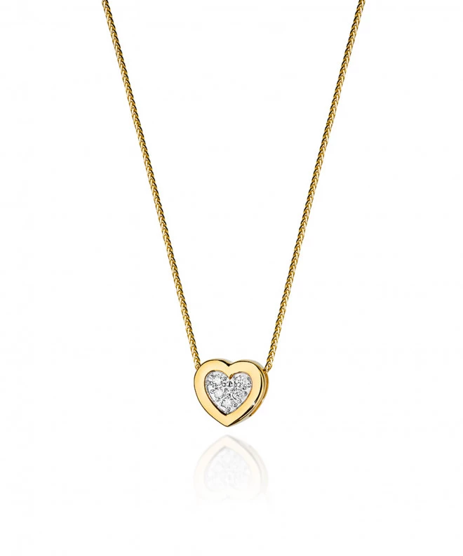 Łańcuszek Bonore 45 cm ze Złota próby 585 z diamentem 0,07 ct 173339