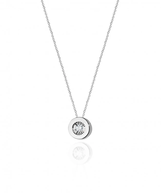 Łańcuszek Bonore 42 - 45 cm ze Złota próby 585 z diamentem 0,03 ct 173341