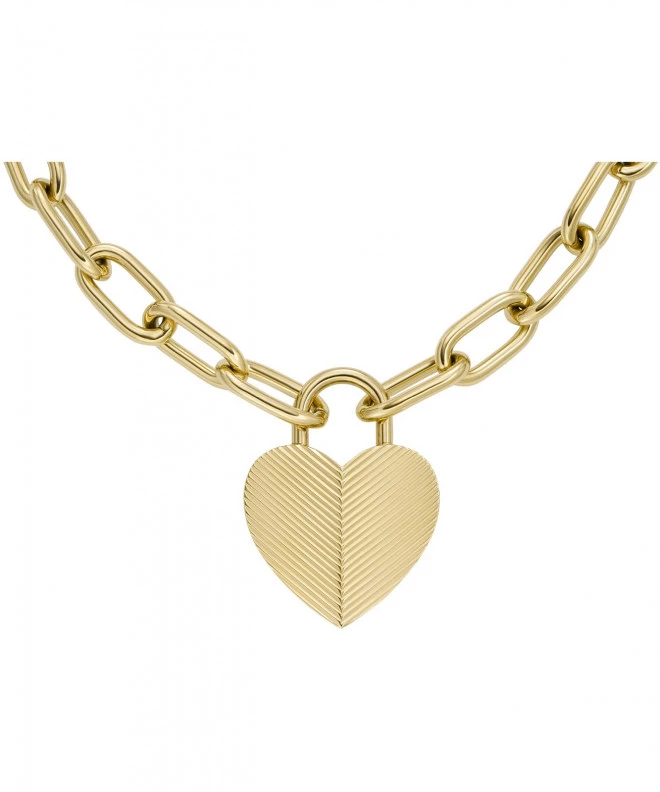 Naszyjnik Fossil Harlow Linear Texture Heart JF04656710