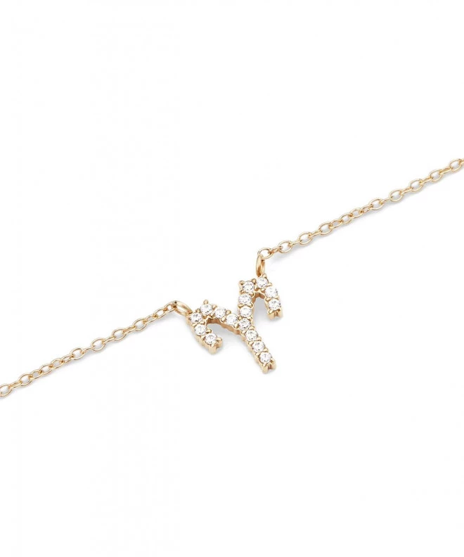 Naszyjnik Daniel Wellington Crystal Zodiac Chain Gold Aries DW00400919