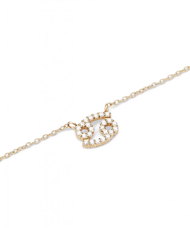 Naszyjnik Daniel Wellington Crystal Zodiac Chain Gold Cancer DW00400922