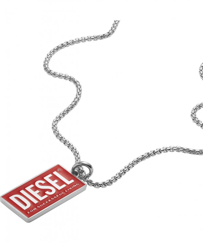 Naszyjnik Diesel Font Single Dogtags DX1368040