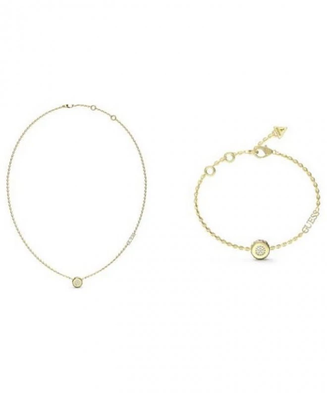 Naszyjnik Guess Stylish SET z bransoletką JUBS04692JWYGS