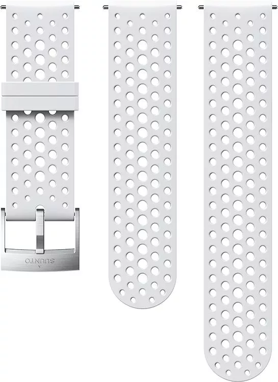 Pasek Suunto Athletic White Steel Size S+M 24 mm SS050224000