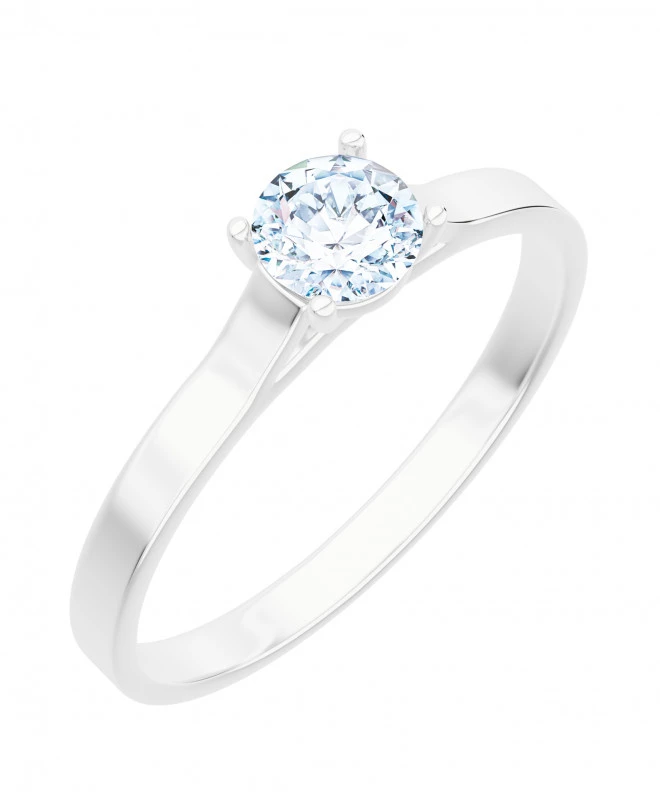 Pierścionek Bonore z białego złota próby 585 z diamentem 0,7 ct 118267