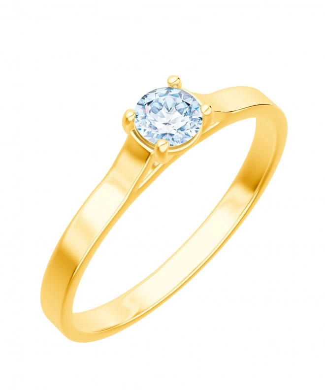 Pierścionek Bonore ze złota próby 585 z diamentem 0,5 ct 91312