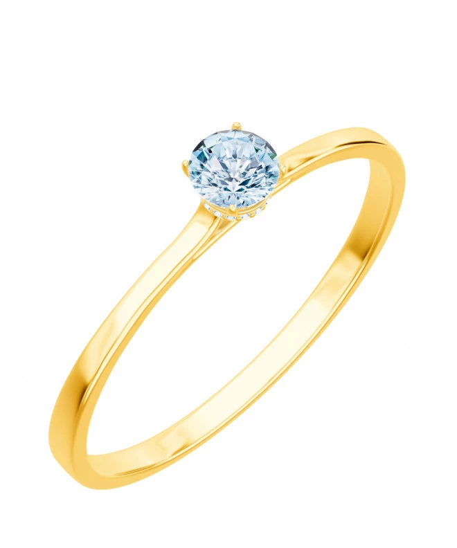 Pierścionek Bonore ze złota próby 585 z diamentem 0,4 ct 91314