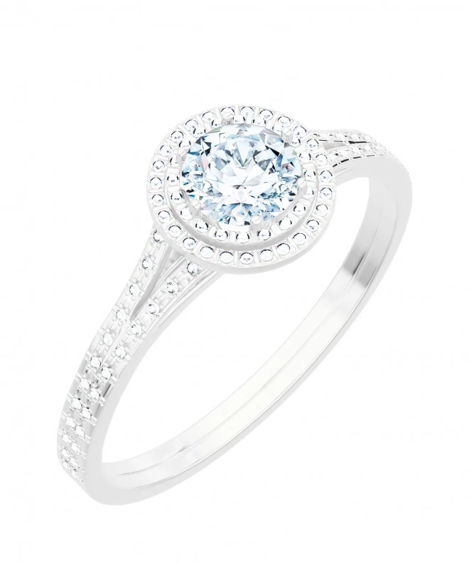 Pierścionek Bonore z białego złota próby 585 z diamentem 1 ct 119287