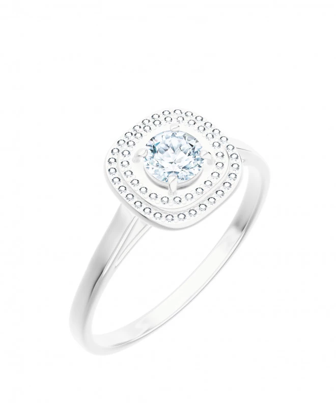 Pierścionek Bonore z białego złota próby 585 z diamentem 0,4 ct 105791